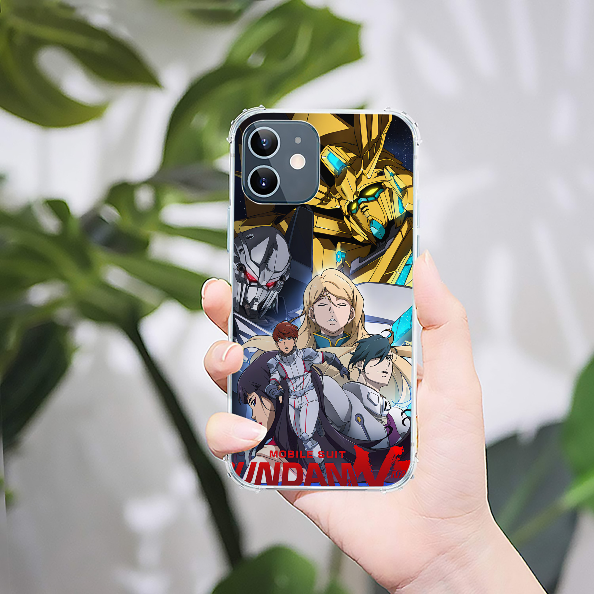 （画像用） 機動戦士ガンダム Mobile Suit Gundam 【iPhone 12シリーズ対応】透明スマホケース（クリアソフトケース）